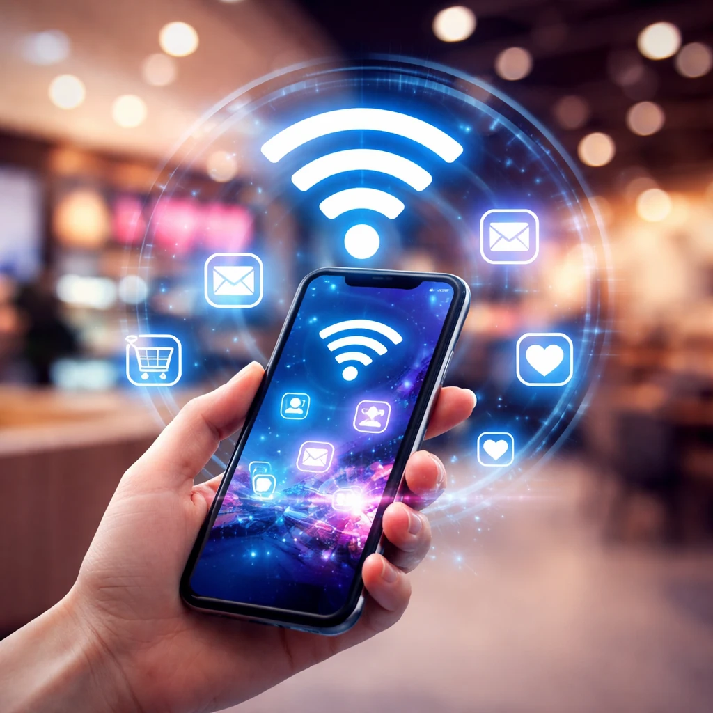 telefono conectando a wifi