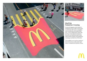 McDonald paso peatonal artistico 