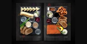 Menu creativo de ejemplo