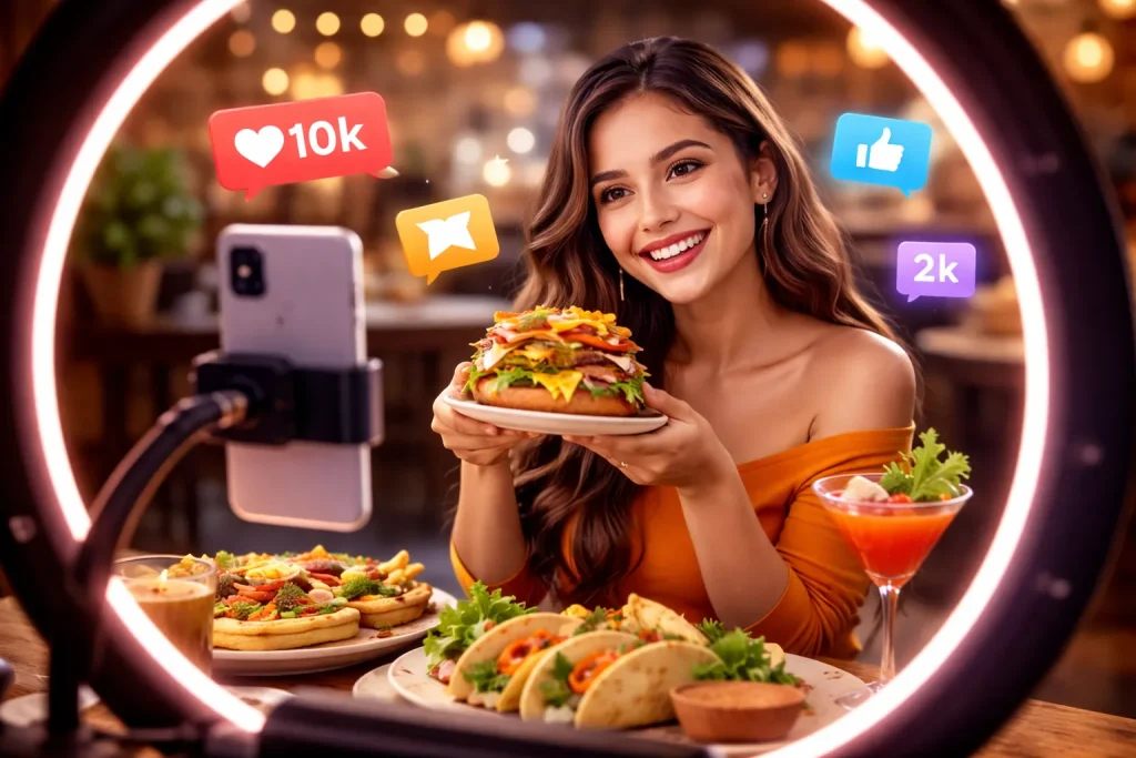 Marketing de influencers para restaurantes