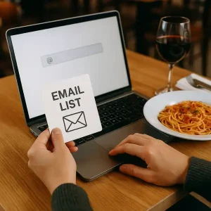 email list building for restaurants