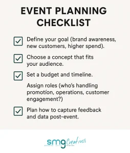 Event Restaurant Checklist
