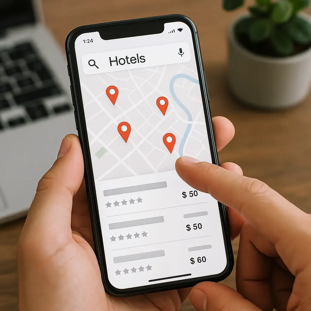 how to appear in local searches for hotels