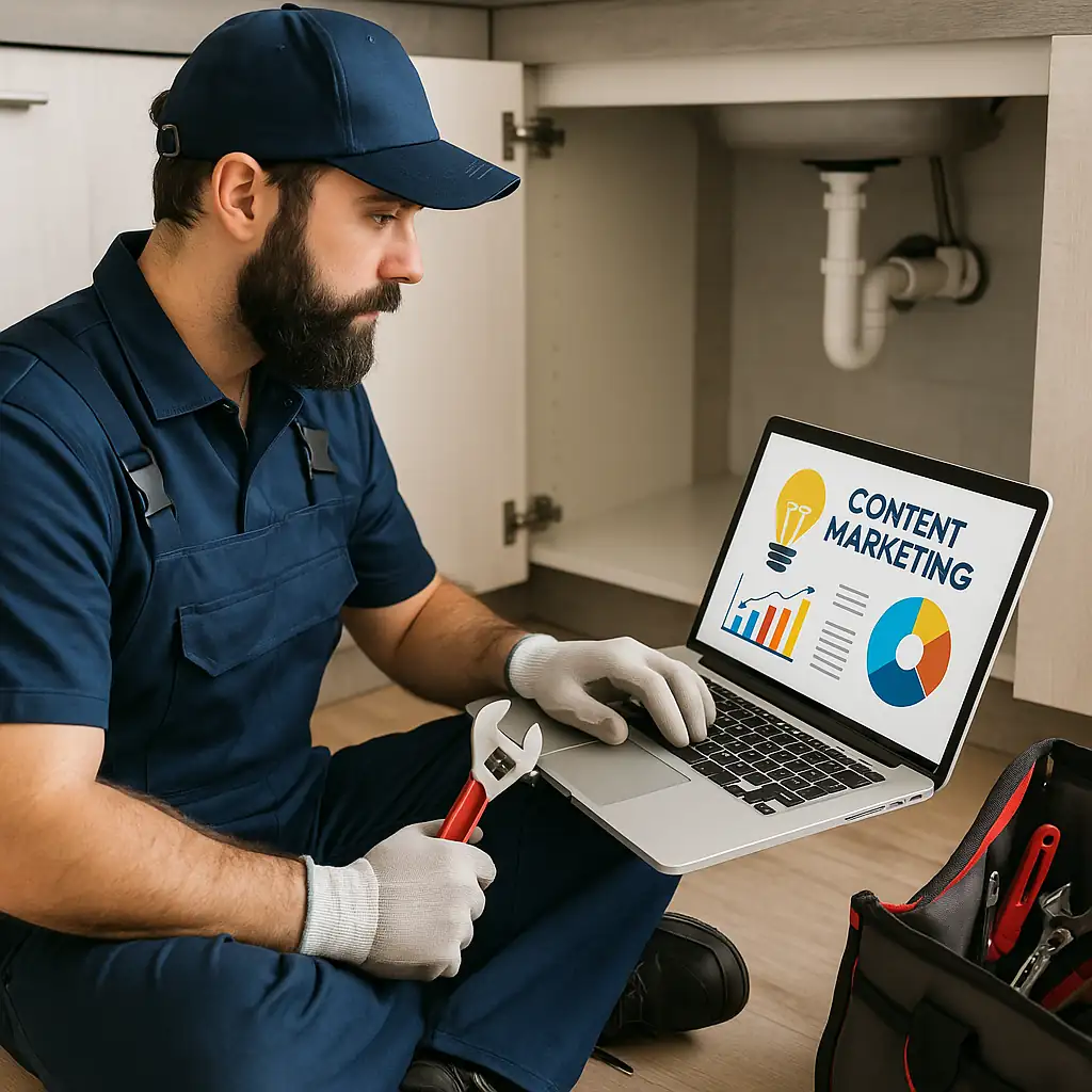 content marketing for plumbing companies
