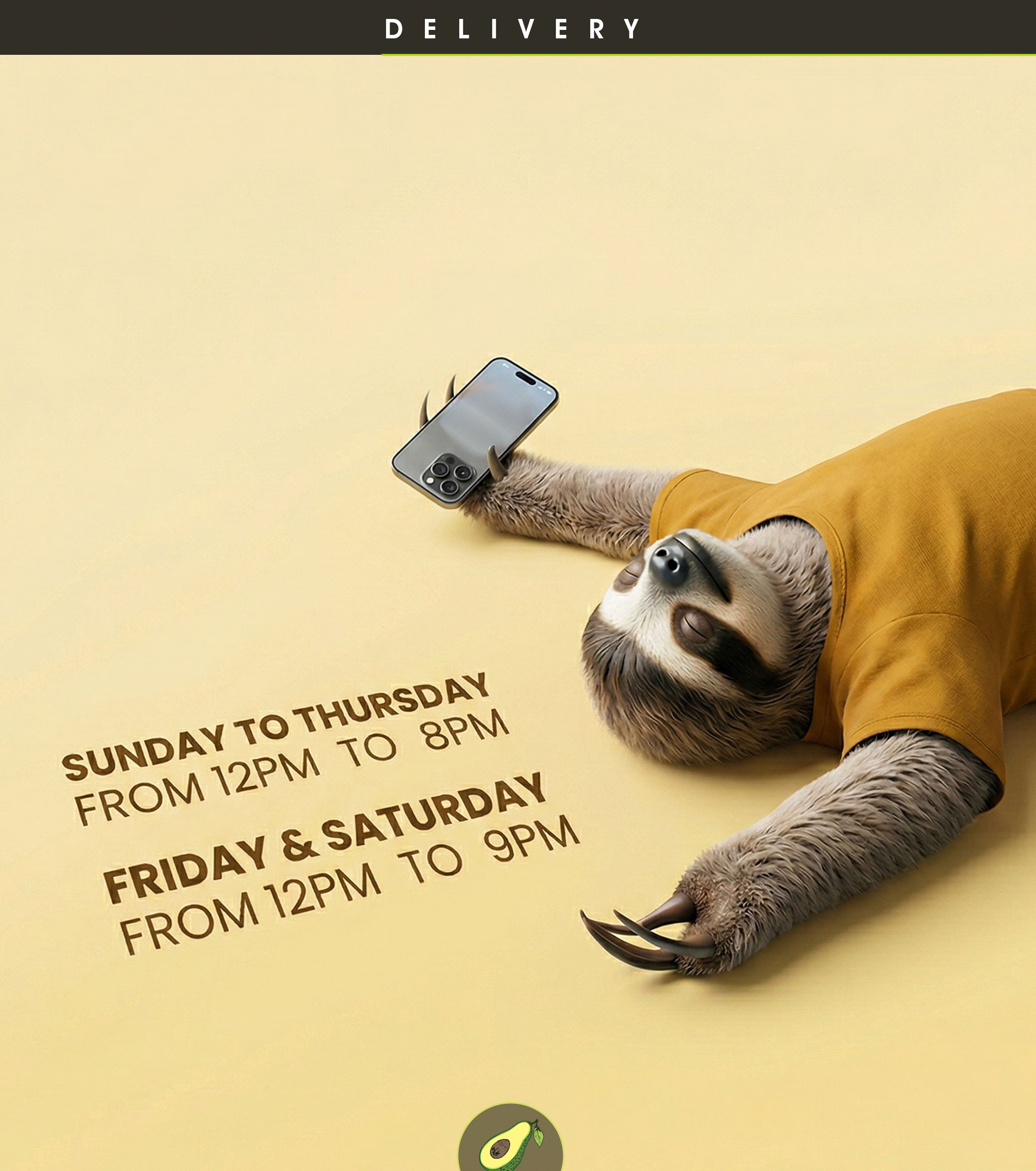Avocados delivery social media campaign