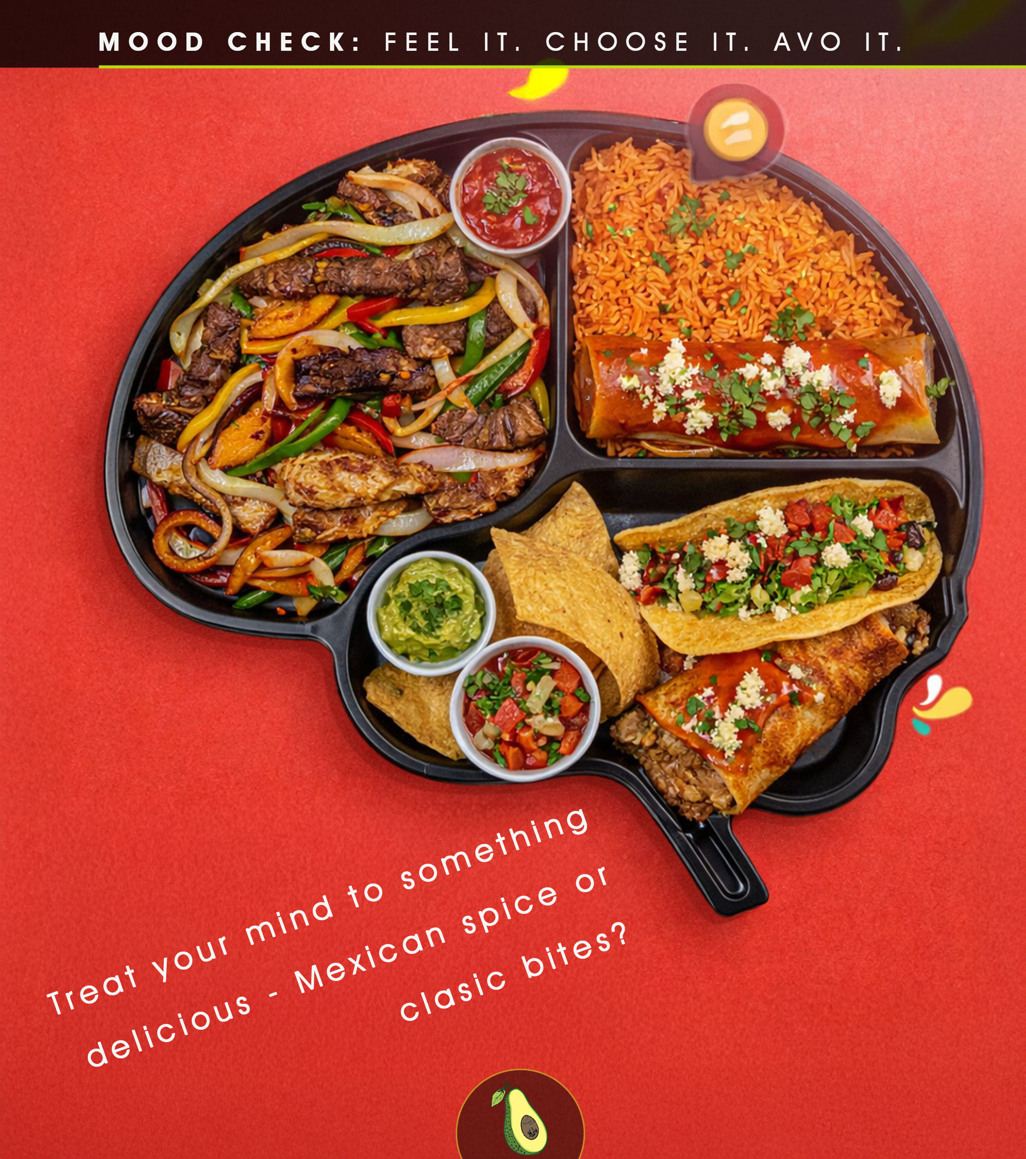 Avocados mood check food campaign