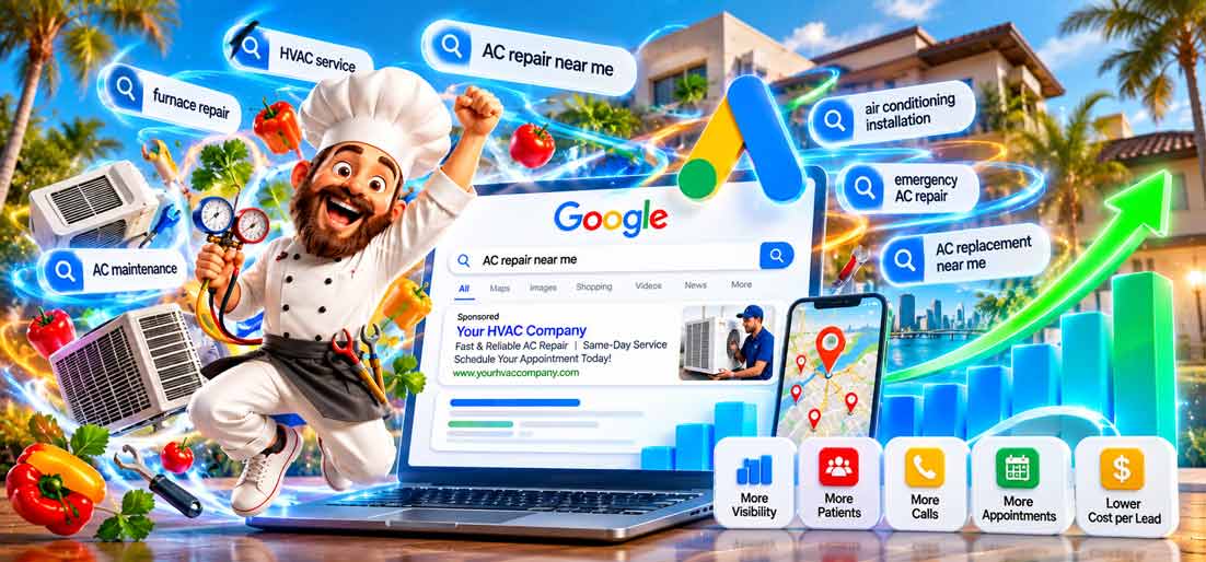 Google Ads lead generation and local search advertising example in Largo Florida